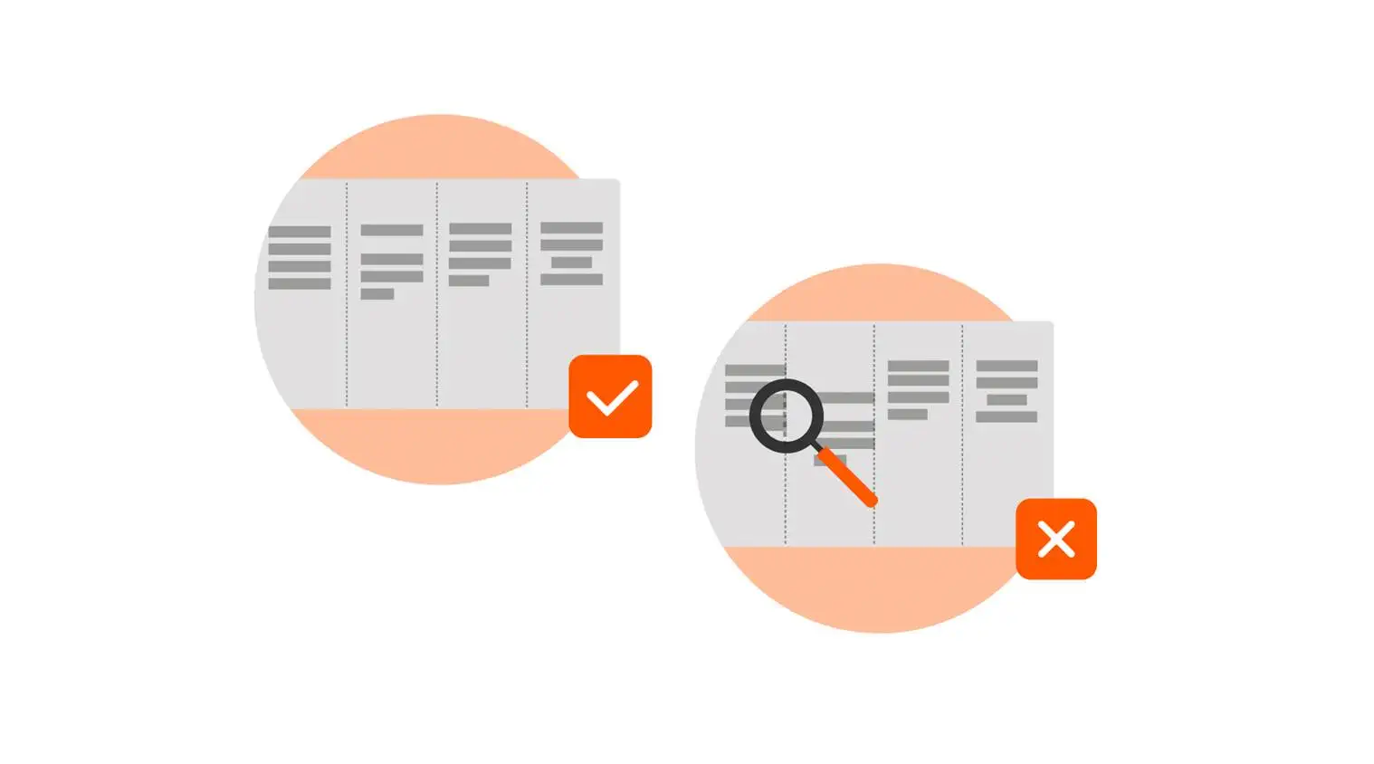 Ihre Schriften stehen zu nah am Falz /an der Rille